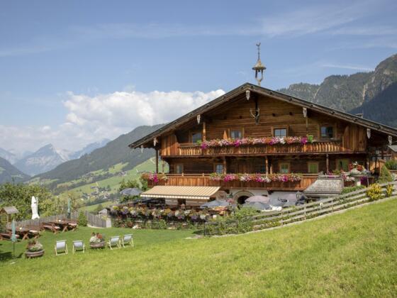Alpengasthof Rossmoos im Sommer