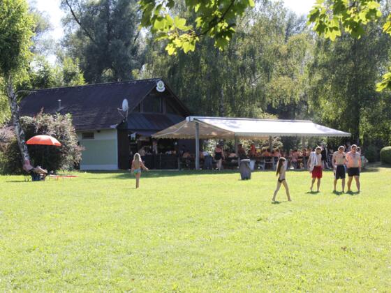 Kiosk am Ausee beim Lindenhügel