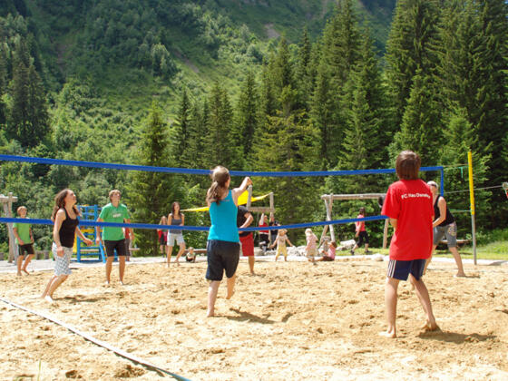 Beachvolleyballplatz Damüls Kirchdorf