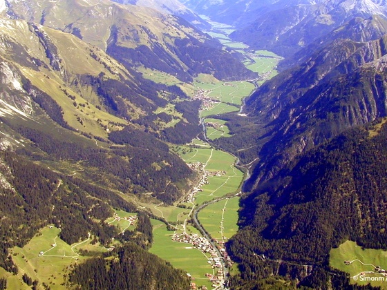 Luftaufnahme oberes Lechtal