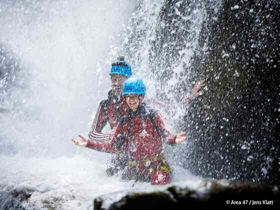 Canyoning im Oetztal - einzigartiges Naturspektakel in der Auerklamm bei Taxegg