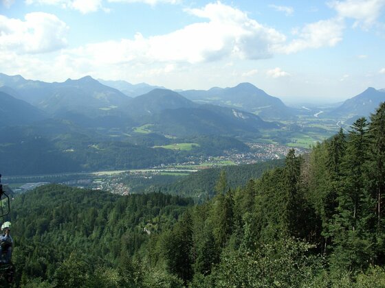 Das Inntal mit Blick zum Kufsteiner Becken