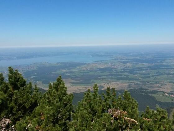Blick vom Hochfelln auf den Chiemgau