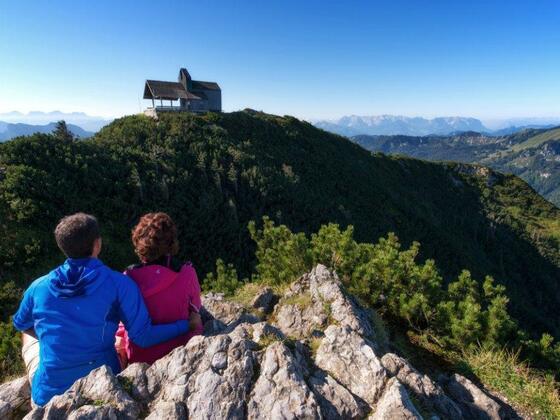 Blick auf Hochfellnkirche