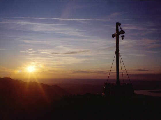 Sonnenuntergang am Hochfelln