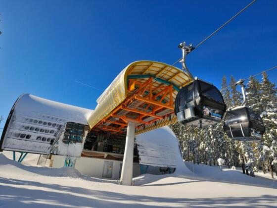 Papageno-6er Gondelbahn Bergstation