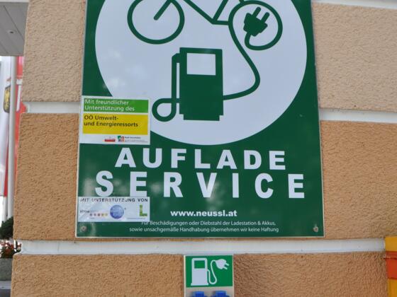 E-Bike-Ladestation Marktplatz