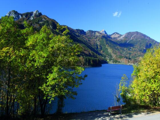 Schwarzensee im Hintergrund Schafberg