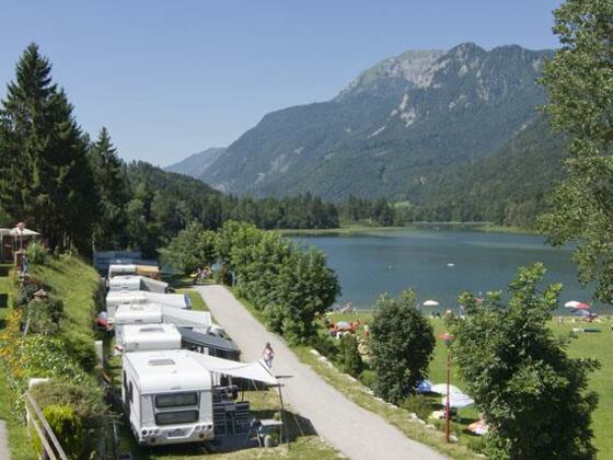 Camping Seehof im Sommer