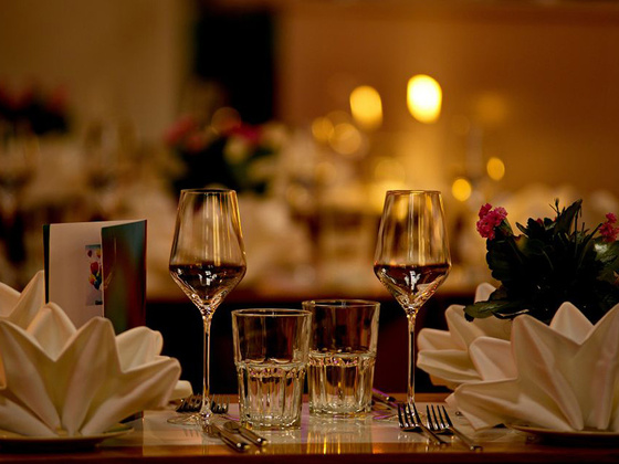 Romantische Atmosphäre im Salin