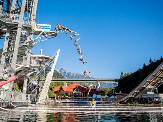 Sprungturm in der Area 47