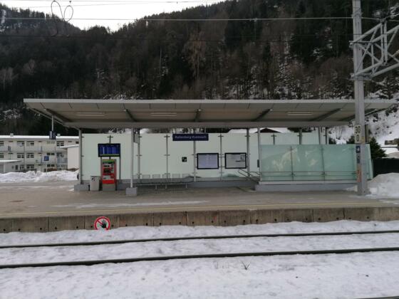 Bahnhof Rattenberg Winter