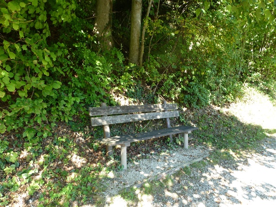 Bank zum Durchatmen auf dem Garneiweg Bad Reichenhall