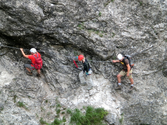 Am Hausbachfall-Klettersteig