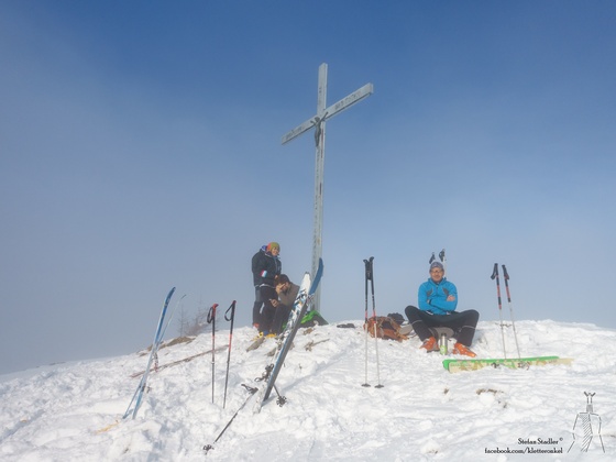Gipfelrast auf dem Streicher