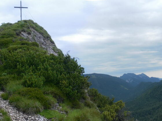 Gipfelflanke, Zwiesel und Staufen