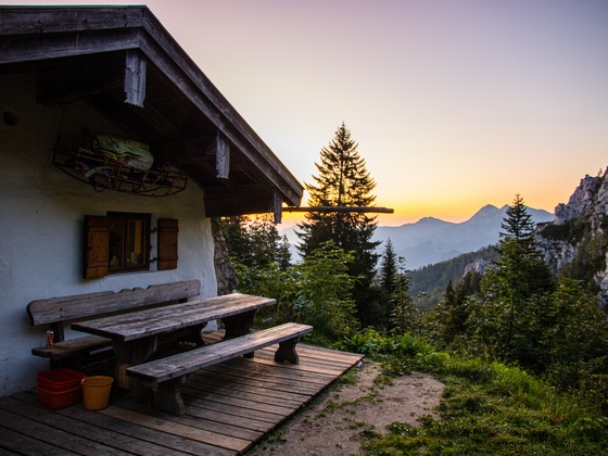 Morgenstimmung an da Herndloim.