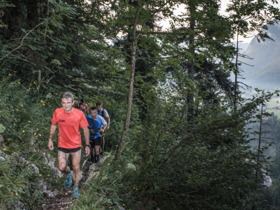 Schmaler, nicht zu unterschätzender Steig