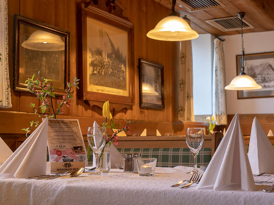 Die Gaststube im Altwirt