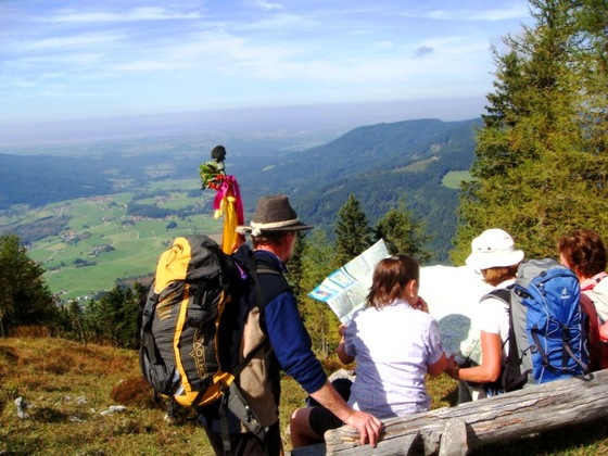 Blick zurück auf Inzell