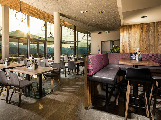 Restaurant Halbzeit in der Jennerbahn Mittelstation