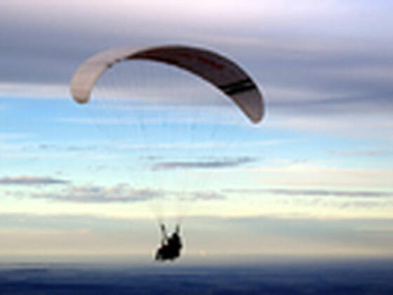 Tandemflug am späten Nachmittag.