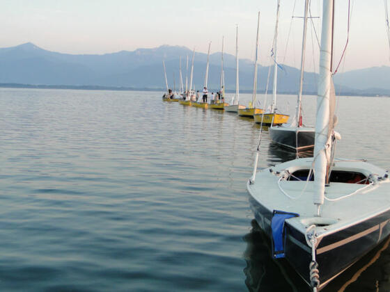 Segelboote im Chiemsee