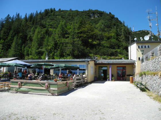 Der Eingang zur Bergstation