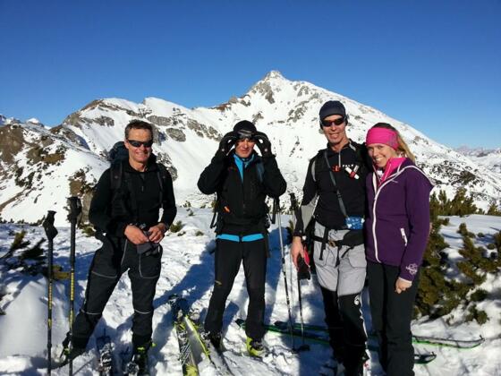 Am Gipfel der Sichelwand