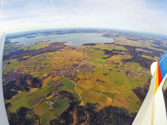 Über dem Chiemsee