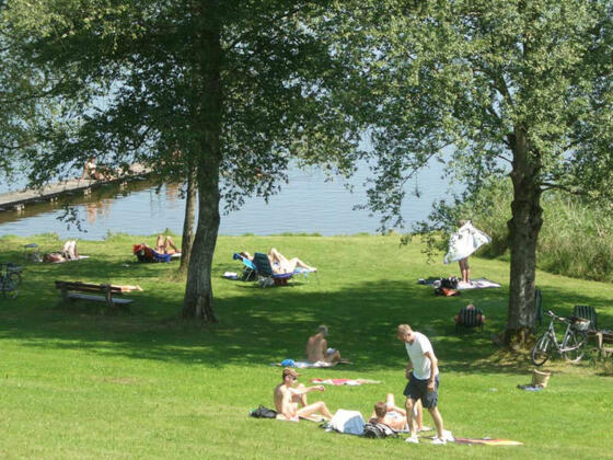 Strandbad am Pelhamer See.