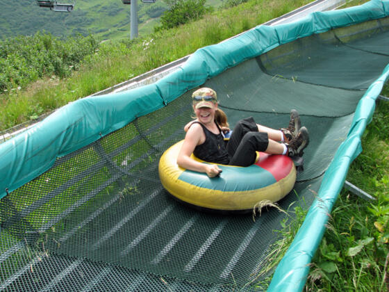 Sommertubing in Faschina