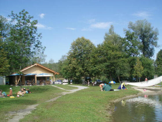 Kiosk am Waldsee in Schechen.