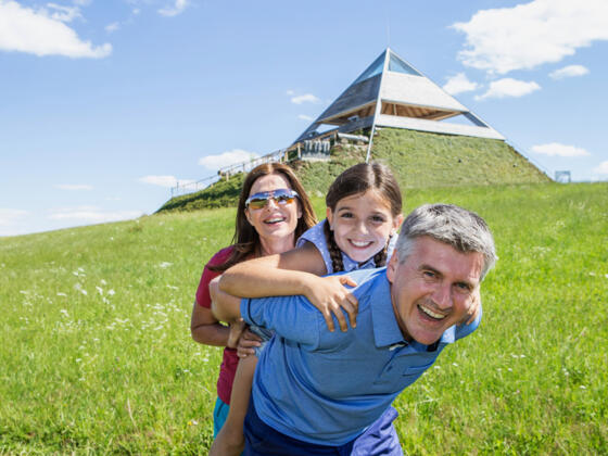 Panoramablick Pyramide Etzing | Sauwaldpanoramastraße