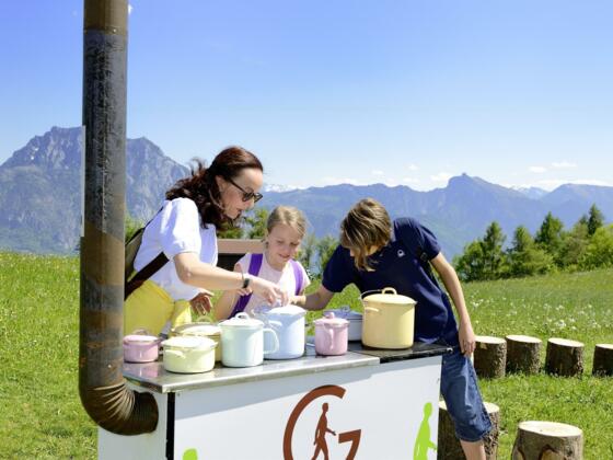Naturerlebnisweg Gmundnerberg - Häferl guckn