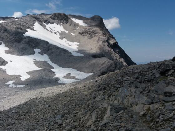 Tagesziel Panüelerkopf von Mannheimer Hütte aus.