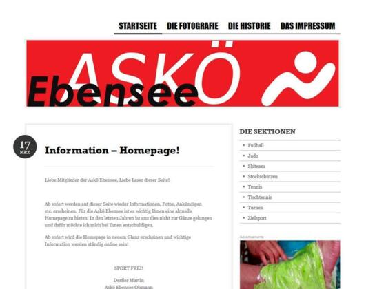 Homepage ASKÖ Ebensee