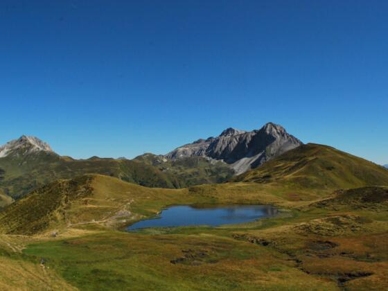 Rothenwändersee mit Blick auf die Zwillingwand