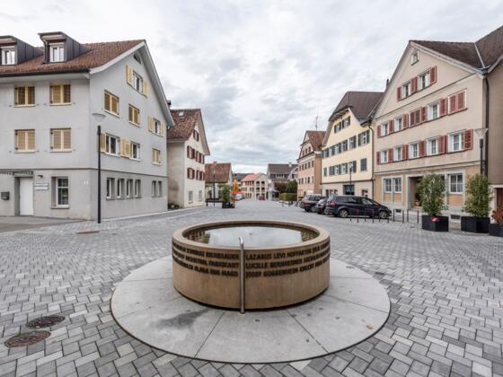 Brunnen Hohenems jüdisches Viertel