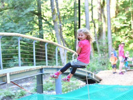 Seilrutsche über den Hausbach