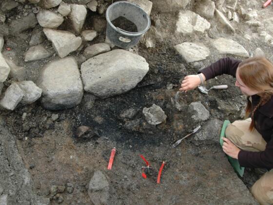 Ausgrabungen der Bergschmiede