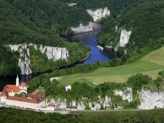 Kloster Weltenburg am Donaudurchbruch bei Kelheim