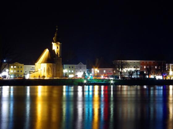 Aschach bei Nacht