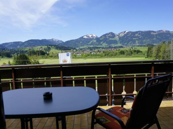 Herrlicher Bergblick von Balkon und Terrasse