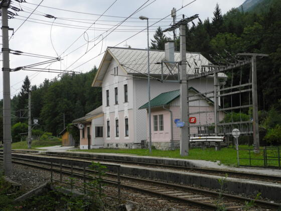Langwies an der Traun Bahnhof