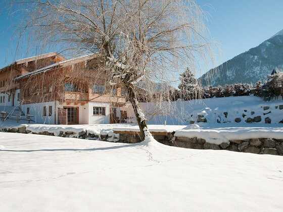 Winterfeeling in den neuen Nichtraucher Ferienwohnungen am Webermohof