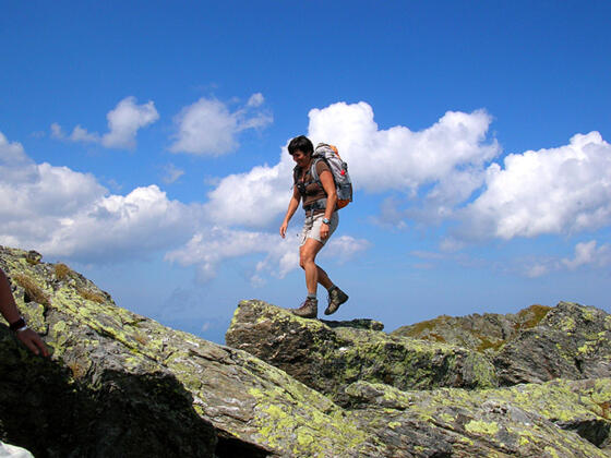 Die letzten Meter zum Gipfel