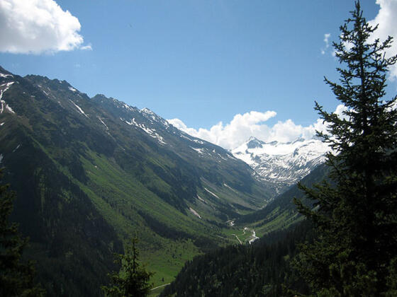 Toller Ausblick in das Obersulzbachtal