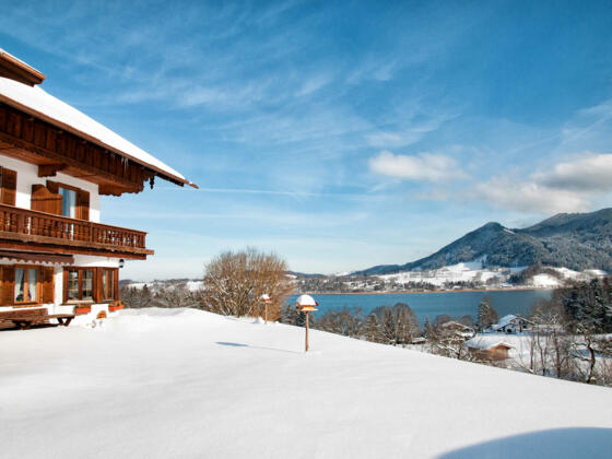 Gästehaus Unterreiterhof Bad Wiessee - Wintermärchen mit Traumblick über das Tegernseer Tal