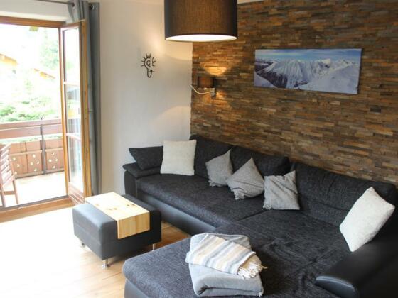 Ferienwohnung BlickindieBerge - Wohnzimmer